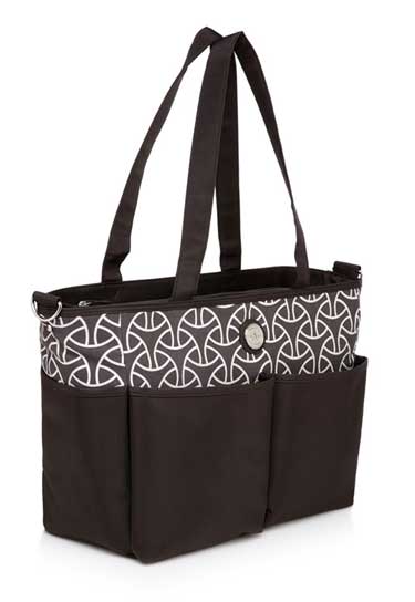 Charlie Two Tone Tote with change station