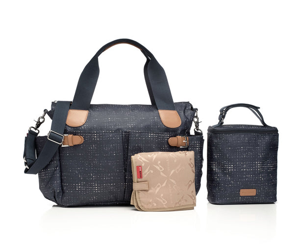 Storksak Kay Crosshatch Navy