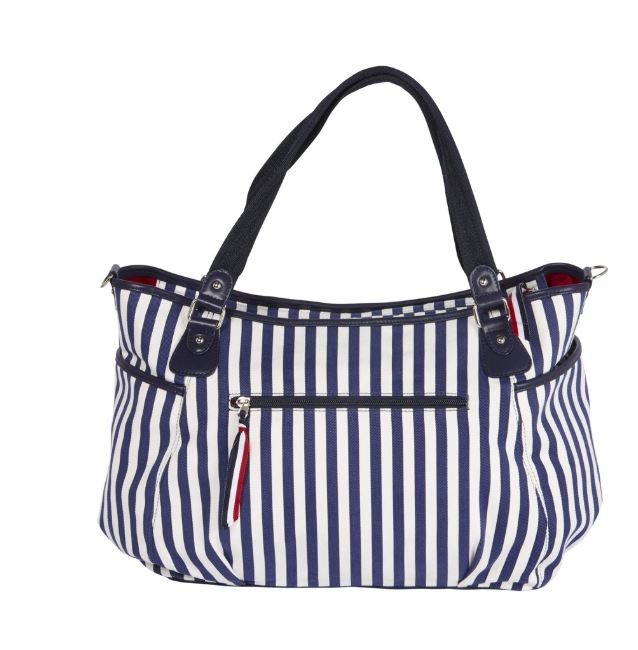 OiOi Botanical Navy Tote Nappy Bag