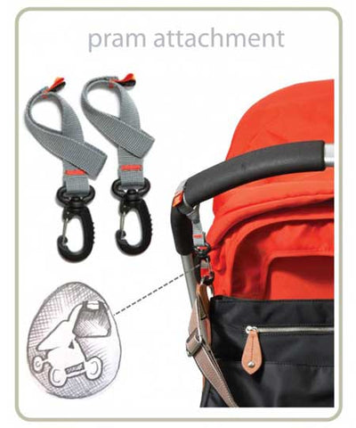 PacaPod Portland Black Nappy Bag