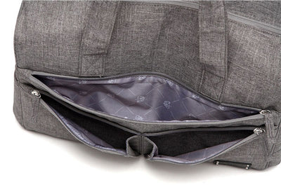 Abbey Carry All Nappy Bag - Grey