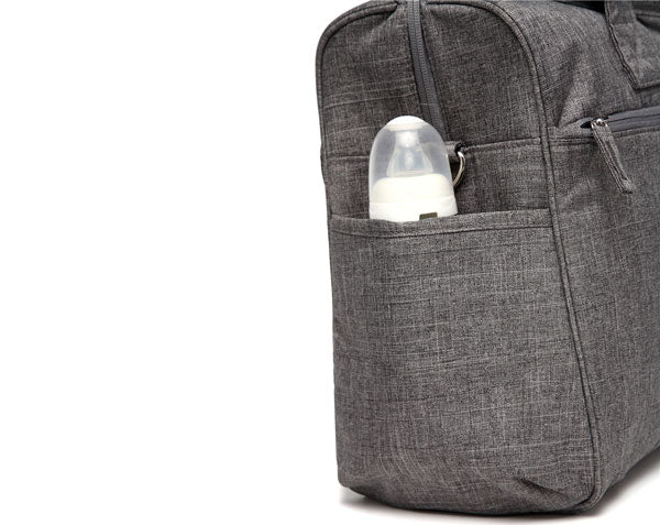 Abbey Carry All Nappy Bag - Grey