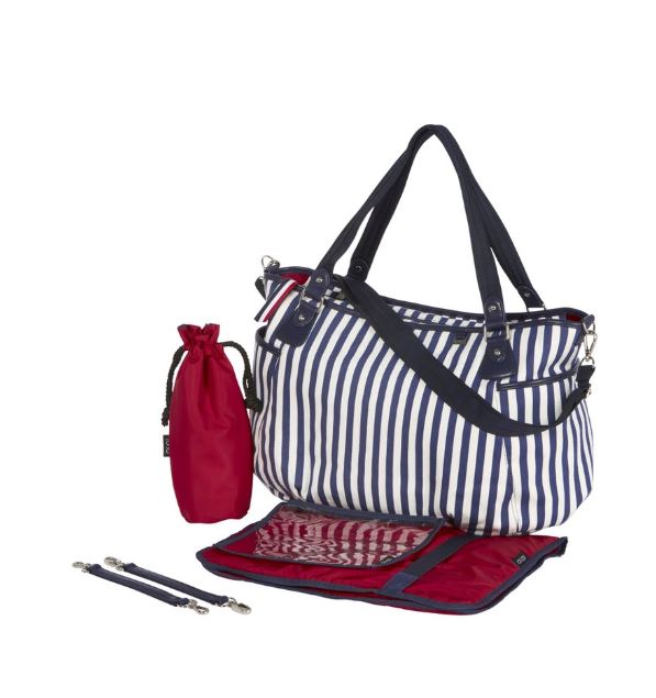 OiOi Botanical Navy Tote Nappy Bag